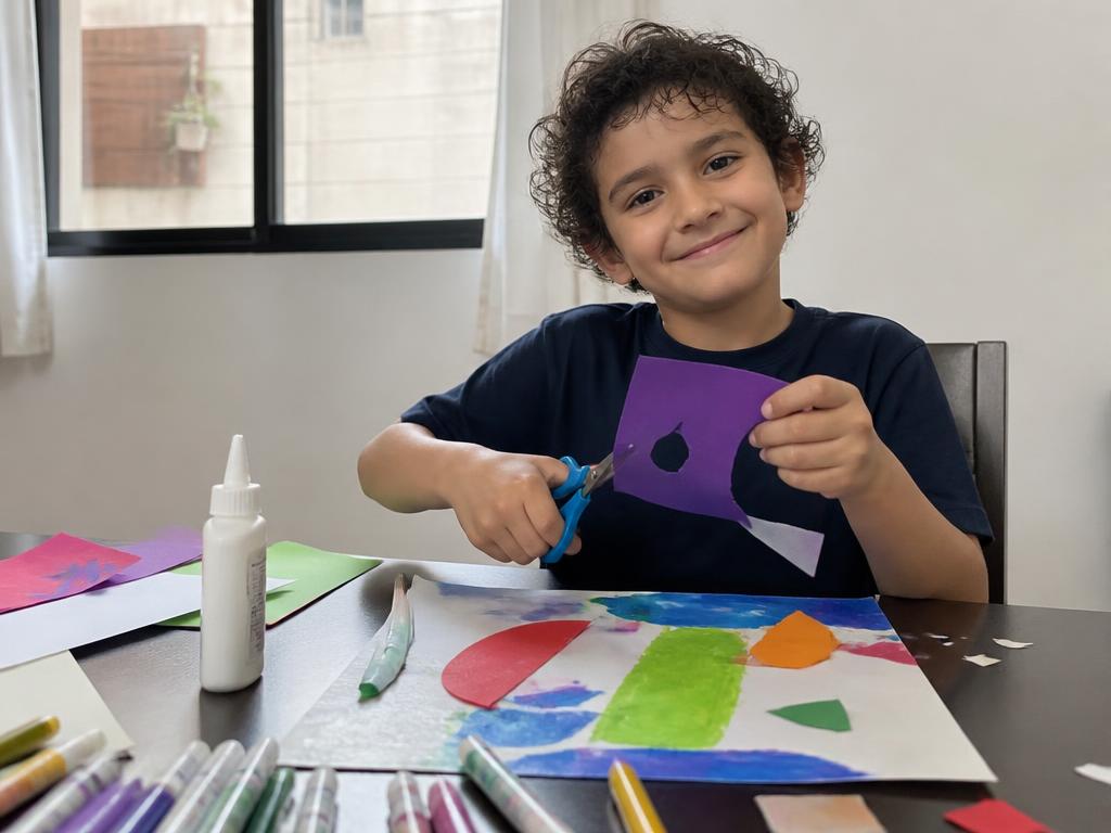 Dia 4: Artista por um Dia — Desenhar, pintar e recortar.