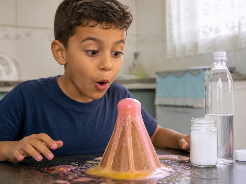 Aula 9: Cientista Maluco — Fazer o vulcão que borbulha